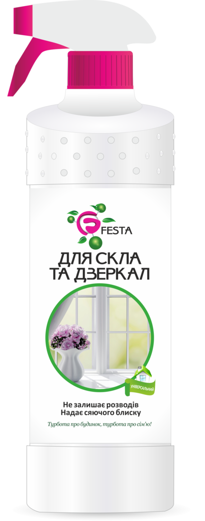 Засіб для миття вікон "Універсальний" FESTA з тригером 500 мл
